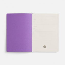 Ежедневник Flat, недатированный, фиолетовый, ver.2