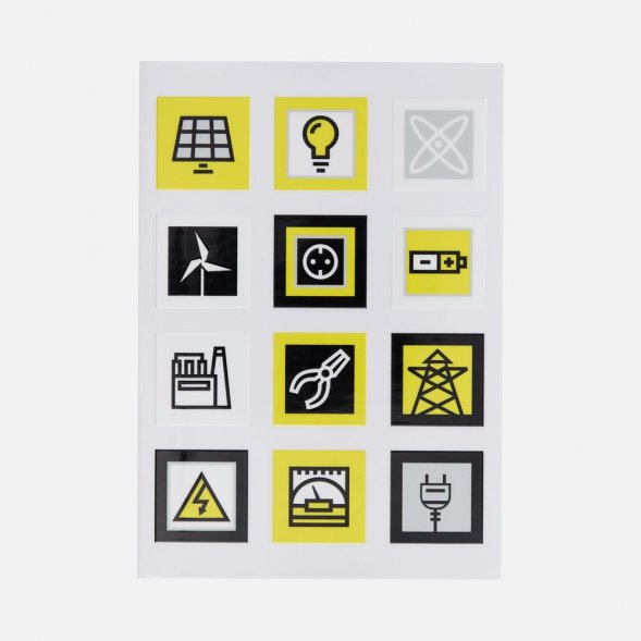 Стикерпак UV-DTF Industry, энергетика 