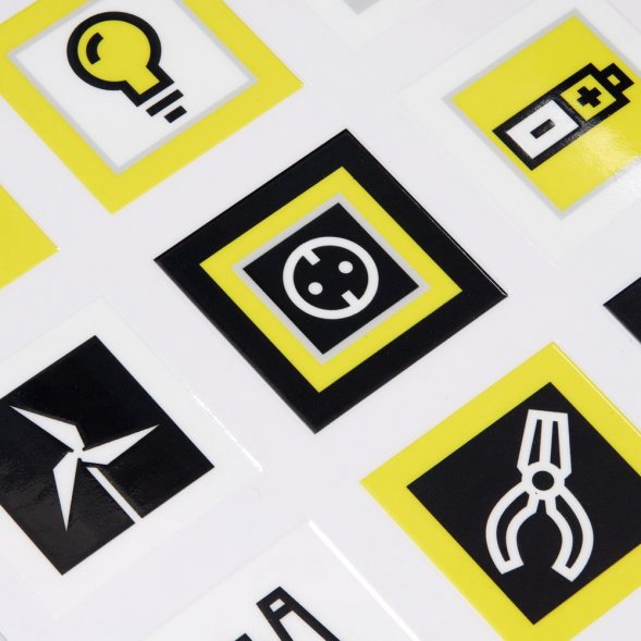 Стикерпак UV-DTF Industry, энергетика 