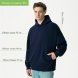 Худи оверсайз унисекс FUSION, темно-синий, размер 3XL/4XL 