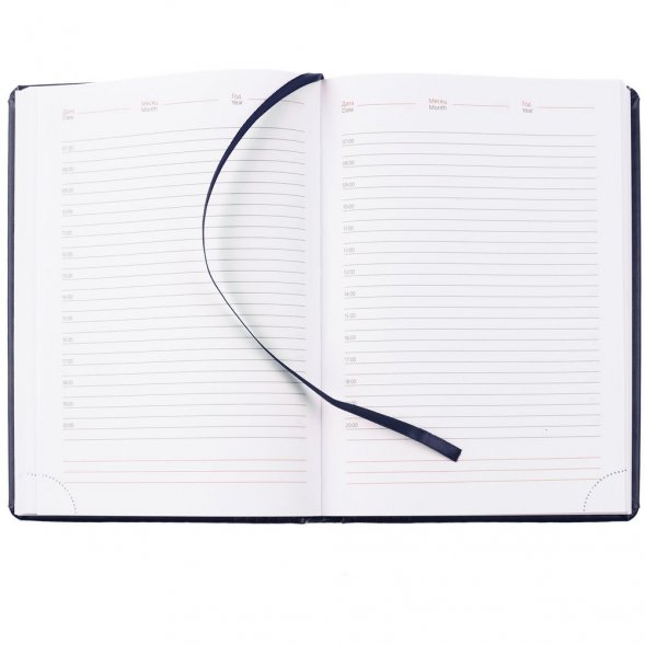 Ежедневник Prizma, недатированный, темно-синий 