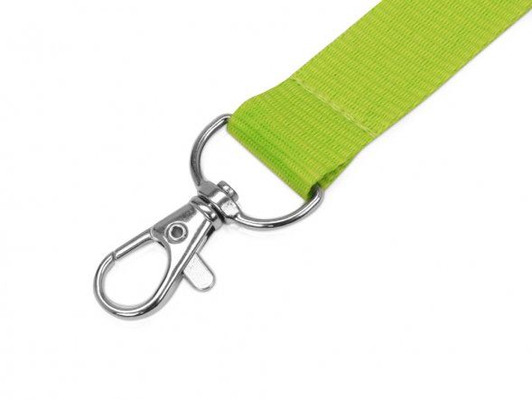 Ланьярд с карабином, зеленое яблоко 