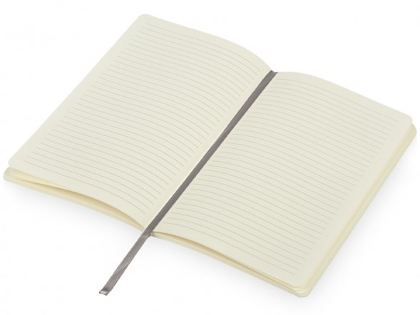 Блокнот Softy 2.0, гибкая обложка A5, 80 листов, серый 