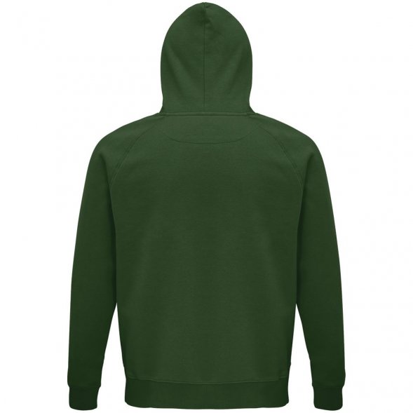 Толстовка унисекс Stellar, темно-зеленая 