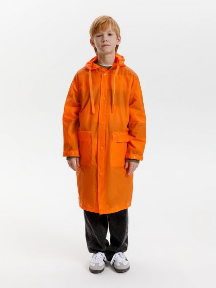 Дождевик детский RainDrop Kids, оранжевый 