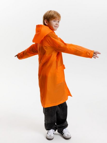 Дождевик детский RainDrop Kids, оранжевый 