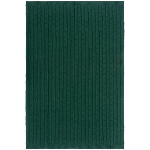 Плед Trenza, зеленый 