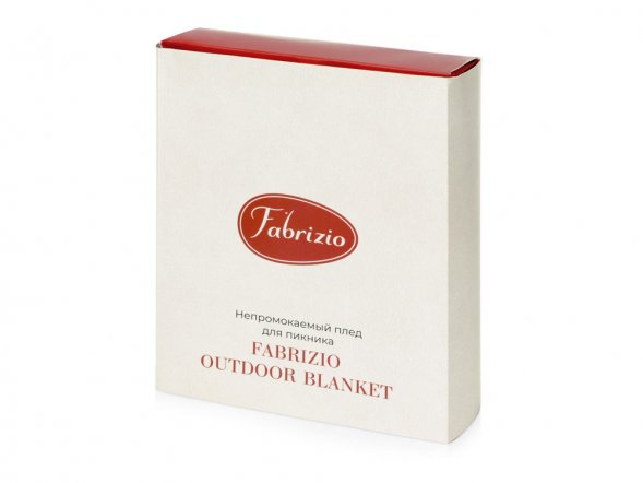 Непромокаемый плед для пикника Fabrizio, синий/черный (P) 