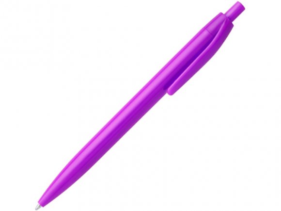 Ручка пластиковая шариковая STIX, синие чернила, лиловый 