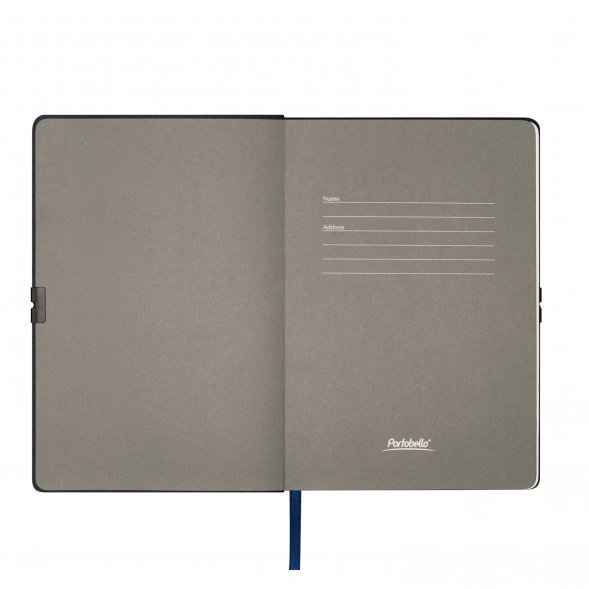 Ежедневник In Velour недатированный, синий 