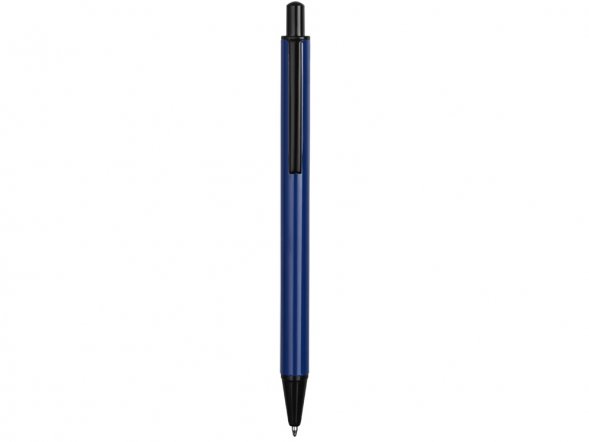 Ручка металлическая шариковая Iron, синий/черный 