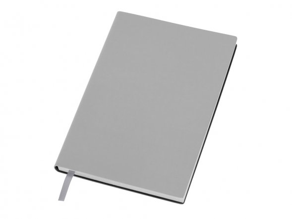 Подарочный набор c блокнотом C1, ручкой и термобутылкой, серый 