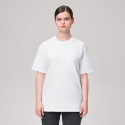 Футболка унисекс KRIS, 100% хлопок, 150 гр., белая,  размер XL