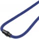 Шнурок для бейджа Tube Wood, синий 