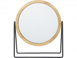 Настольное зеркало в бамбуковой раме Hyrra, natural