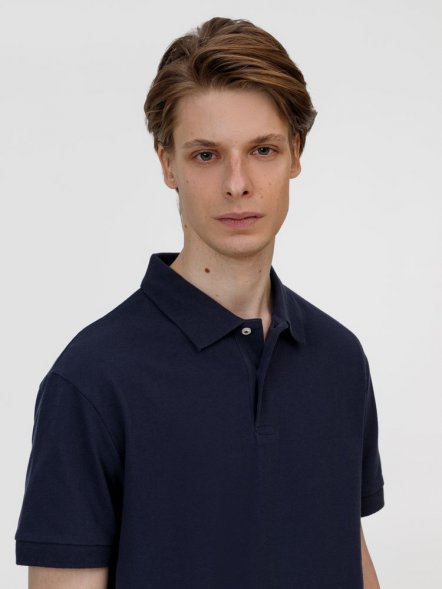 Рубашка поло унисекс Pacific, кобальт (темно-синяя) 