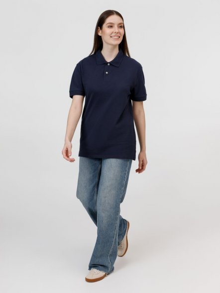 Рубашка поло унисекс Pacific, кобальт (темно-синяя) 