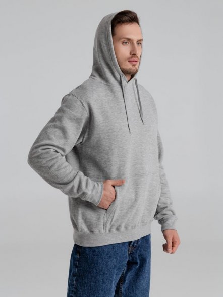 Толстовка с капюшоном Slam 320, серый меланж 