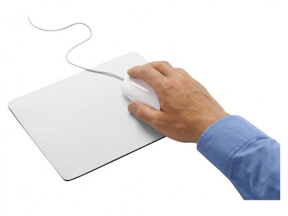 Коврик для мыши Heli, белый 