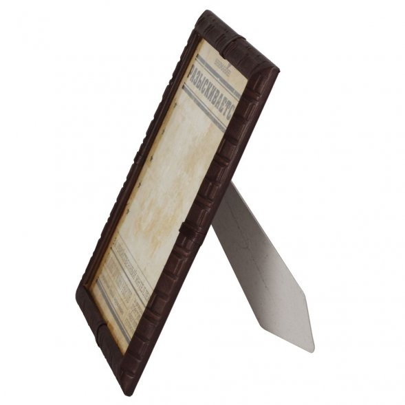 Панно-фоторамка «Внимание! Розыск», натуральная кожа 