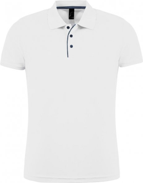 Рубашка поло мужская Performer Men 180 белая 