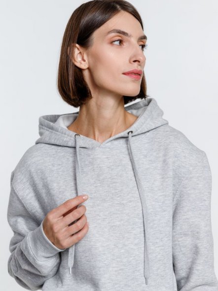 Худи унисекс Phoenix, серый меланж 