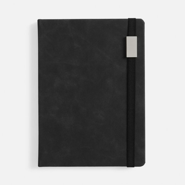 Ежедневник Urban Metal, недатированный, черный 