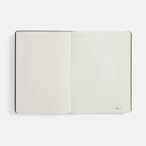 Ежедневник Urban Metal, недатированный, черный 