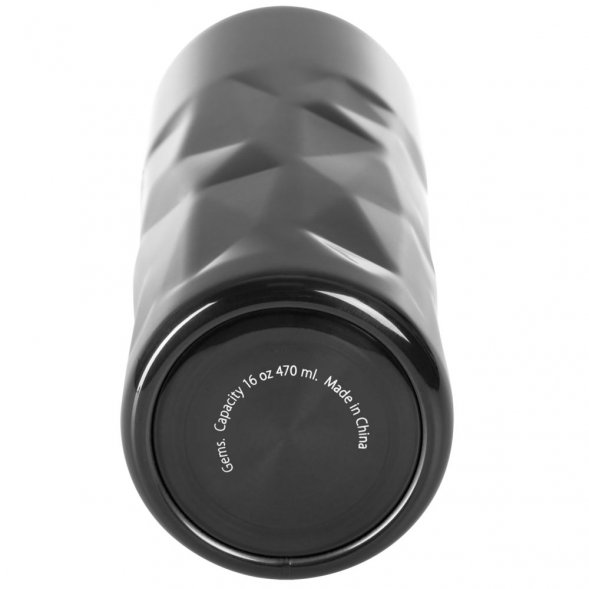 Термостакан Gems Black Morion, черный морион 