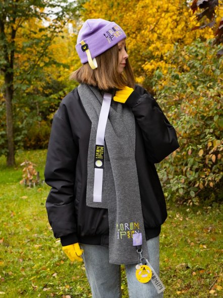 Шапка Urban Flow, фиолетовая 