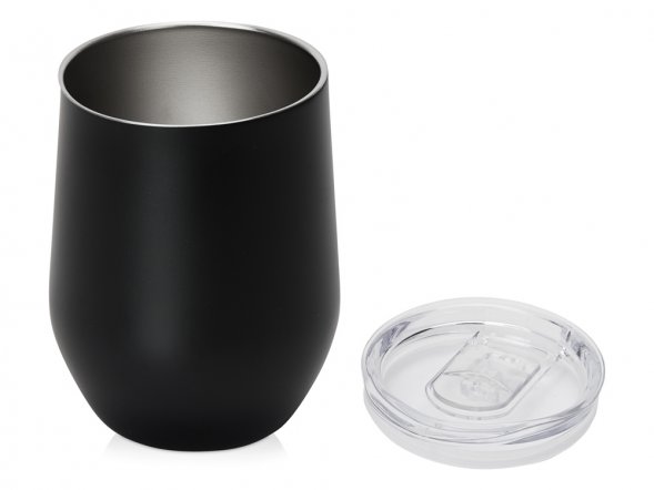 Вакуумная термокружка Sense, черный 
