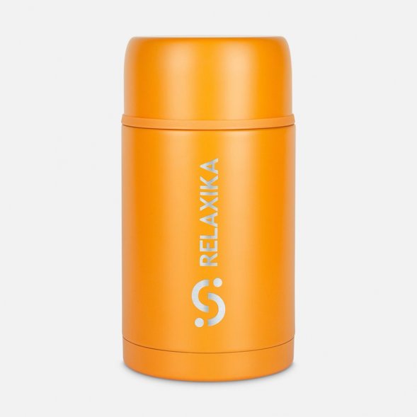 Термос для еды Relaxika 1000, желтый 