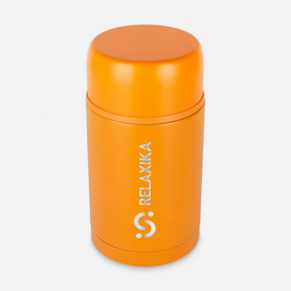 Термос для еды Relaxika 1000, желтый 
