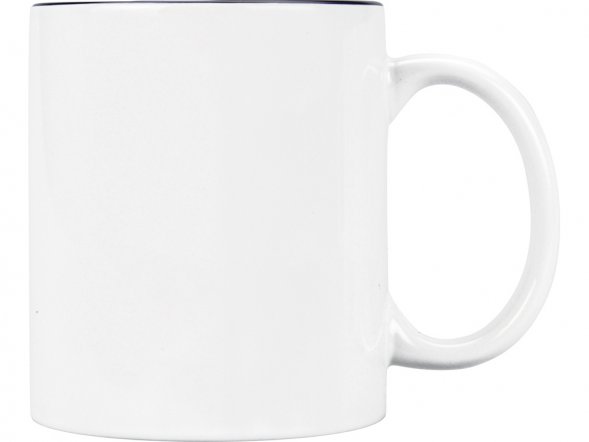 Кружка Gain 320мл, белый/темно-синий 