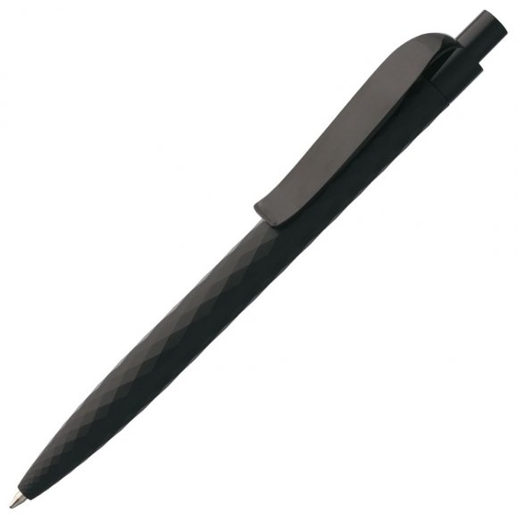 Ручка шариковая Prodir QS01 PRP-P Soft Touch, черная 