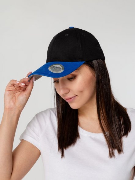 Бейсболка Ben Loyal, черная с синим 