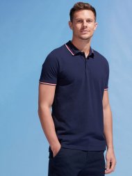 Рубашка поло мужская Prestige Men, темно-синяя