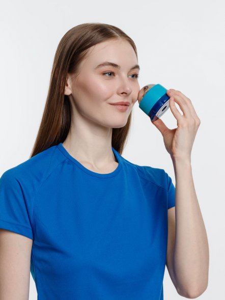 Шариковый ролик-массажер Blobus, синий с голубым 