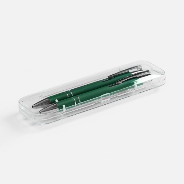 Набор из 2 ручек Keskus Soft Touch, зеленый 