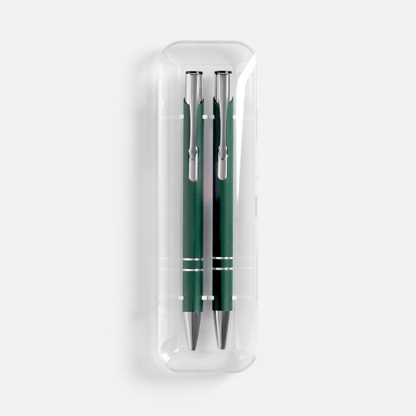 Набор из 2 ручек Keskus Soft Touch, зеленый 