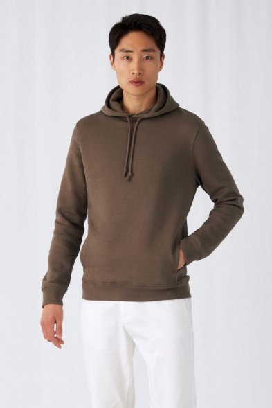 Толстовка с капюшоном унисекс BNC Inspire (Organic), серый меланж 