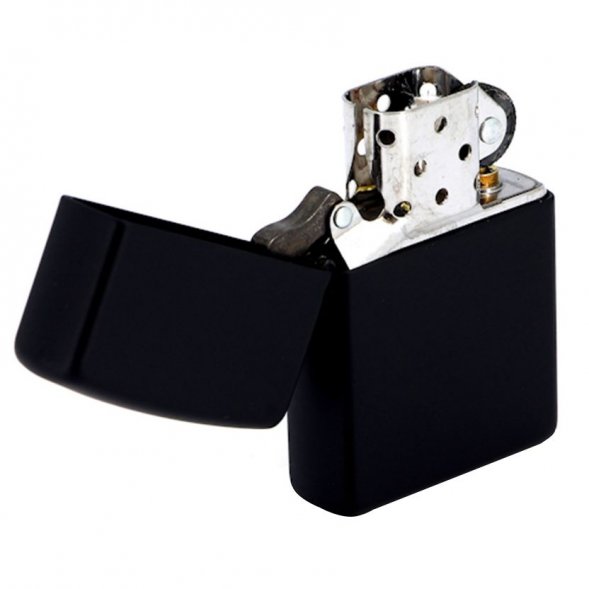 Зажигалка Zippo Classic Matte, матовая черная 