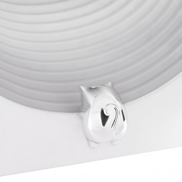 Bluetooth-колонка с подсветкой Volumetric, белая 