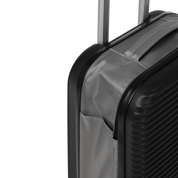Чемодан Bonfold, черный с серым 