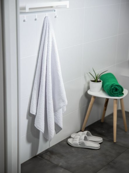 Полотенце Odelle, большое, белое 