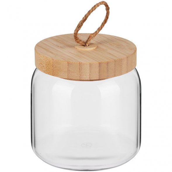 Банка с бамбуковой крышкой Woody S 