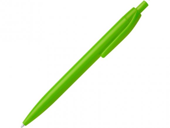 Ручка пластиковая шариковая STIX, синие чернила, зеленое яблоко 