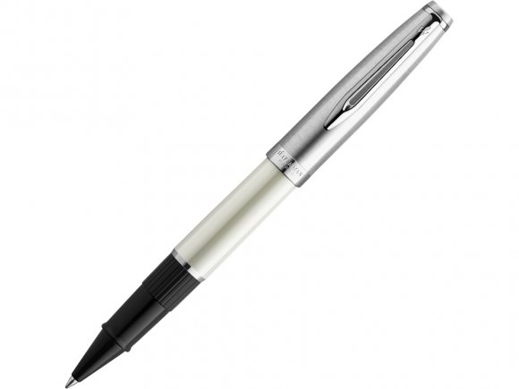 Ручка роллер Waterman  Embleme цвет IVORY CT, цвет чернил: черный 
