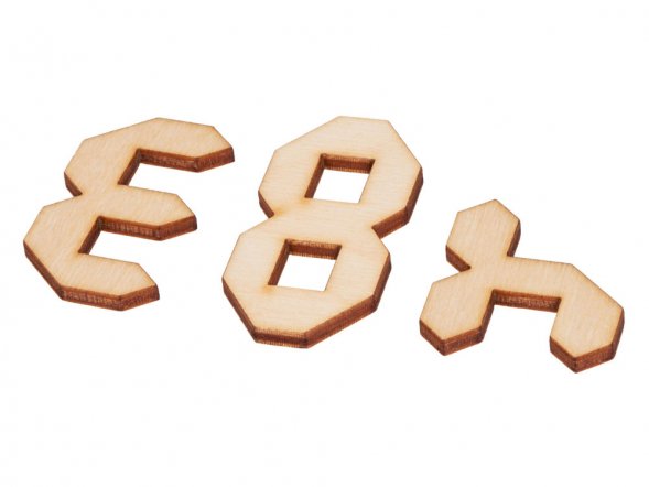 Деревянная головоломка Цифры 