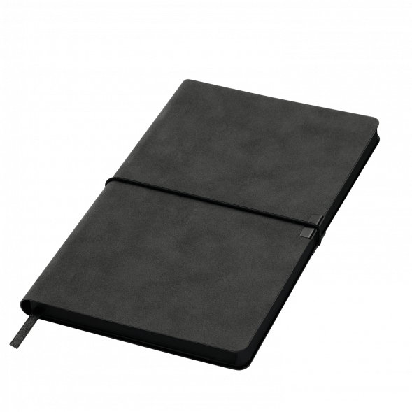 Ежедневник In Velour недатированный, черный 